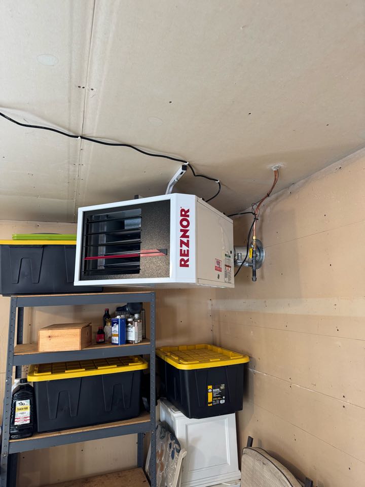 Reznor install in Maple Plain MN