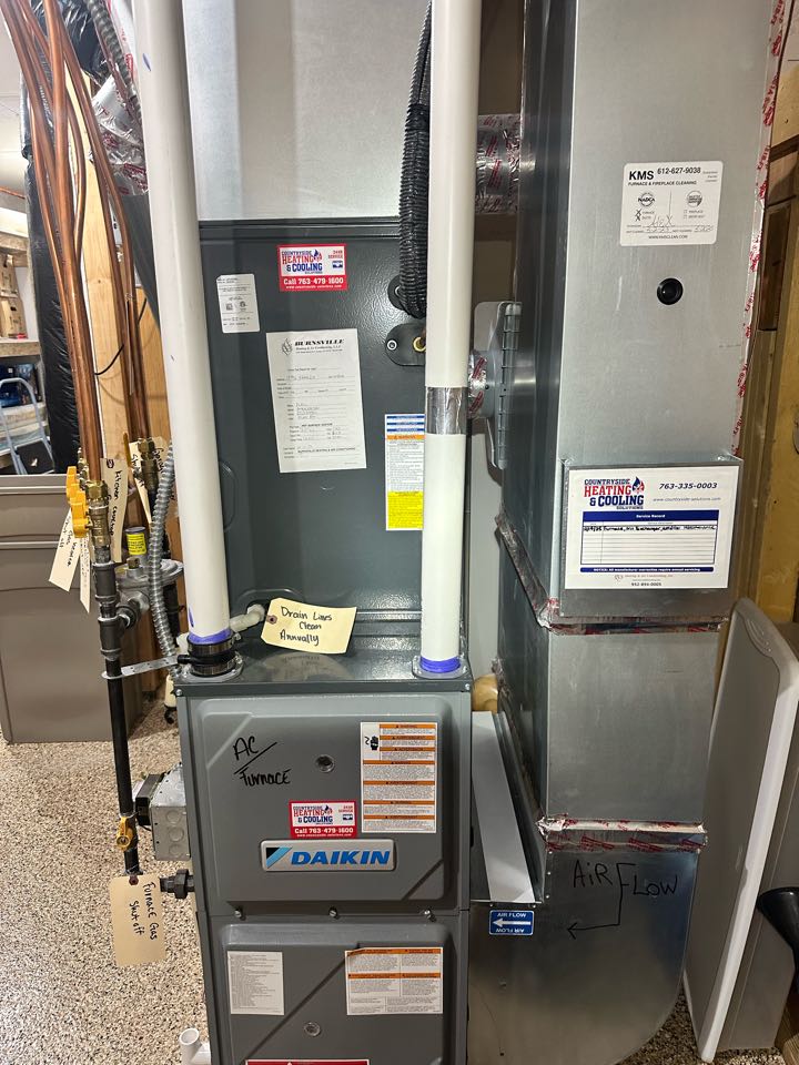 Furnace, Humidifier and Air Exchanger Maintenance In wayzata Mn