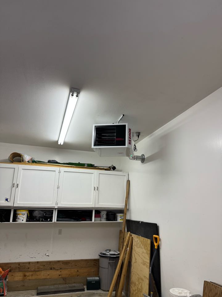 Furnace, AC and reznor install