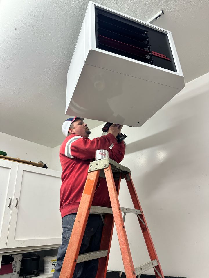 Installed A/C and Garage Heater In Waconia Mn