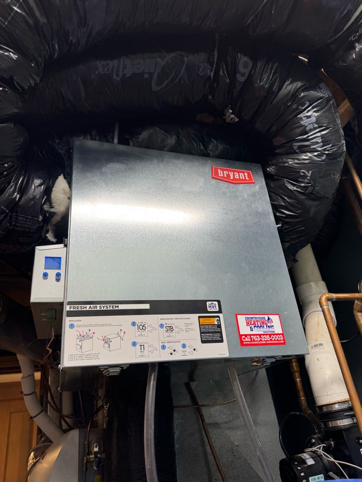 Air Exchanger install in Medina