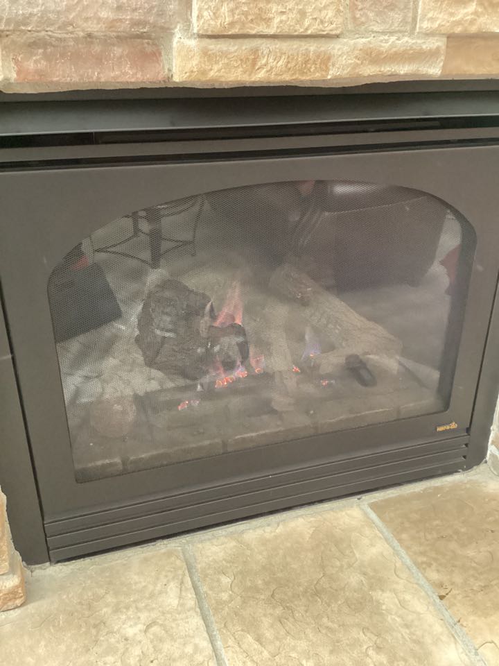 Gas fireplace service in Long Lake