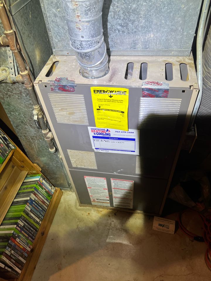 Diagnosing furnace fault in Mound, MN