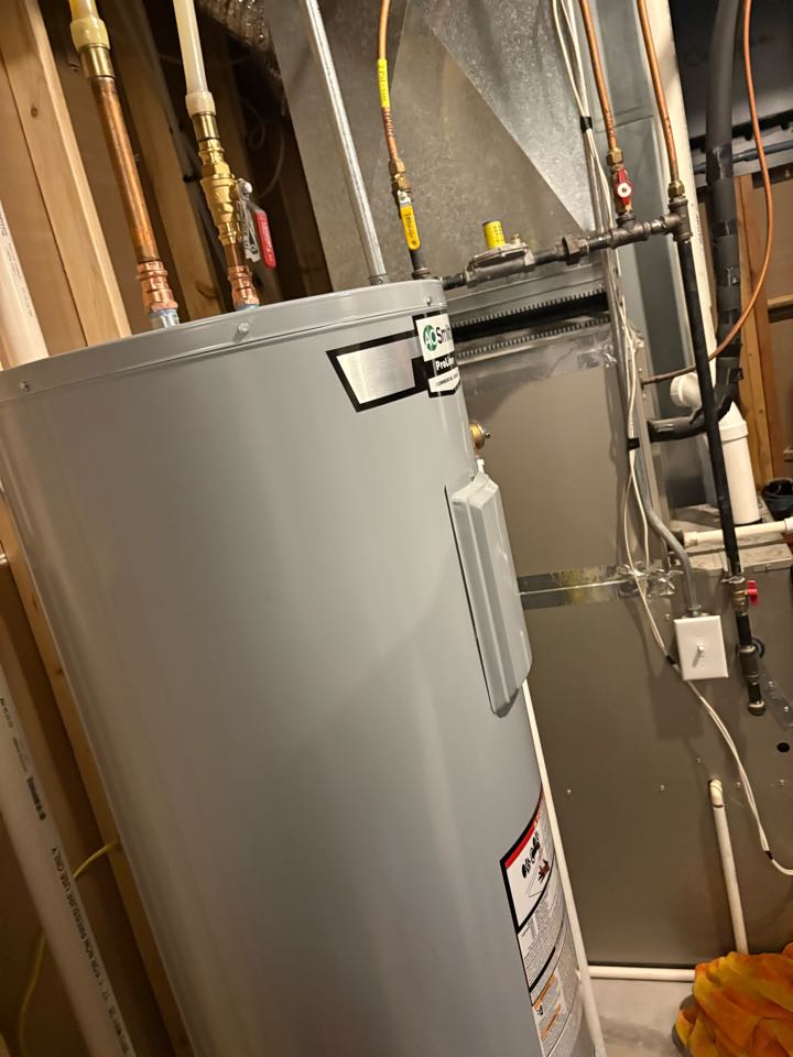 Installing electric water heater- Mound MN