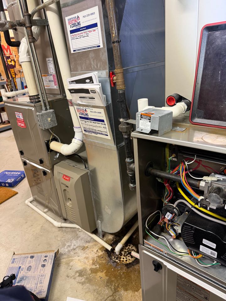 Performing winter furnace maintenance in Mound, MN