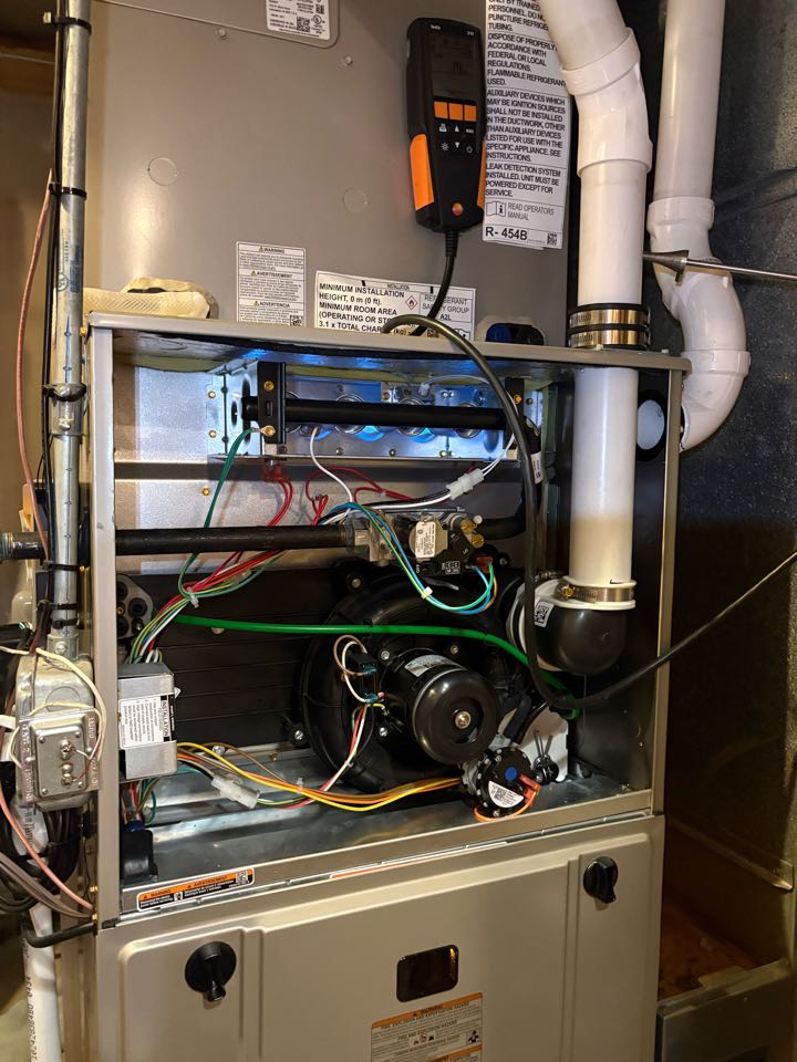 Performing fall furnace maintenance- Eden Prairie, MN.
