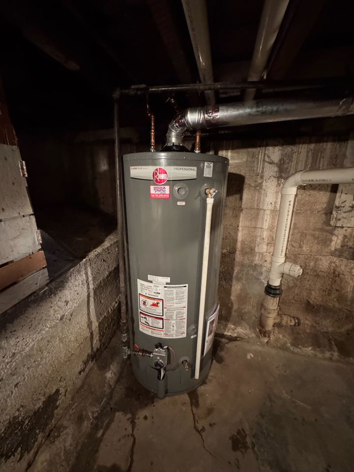 Water Heater install in Waconia MN