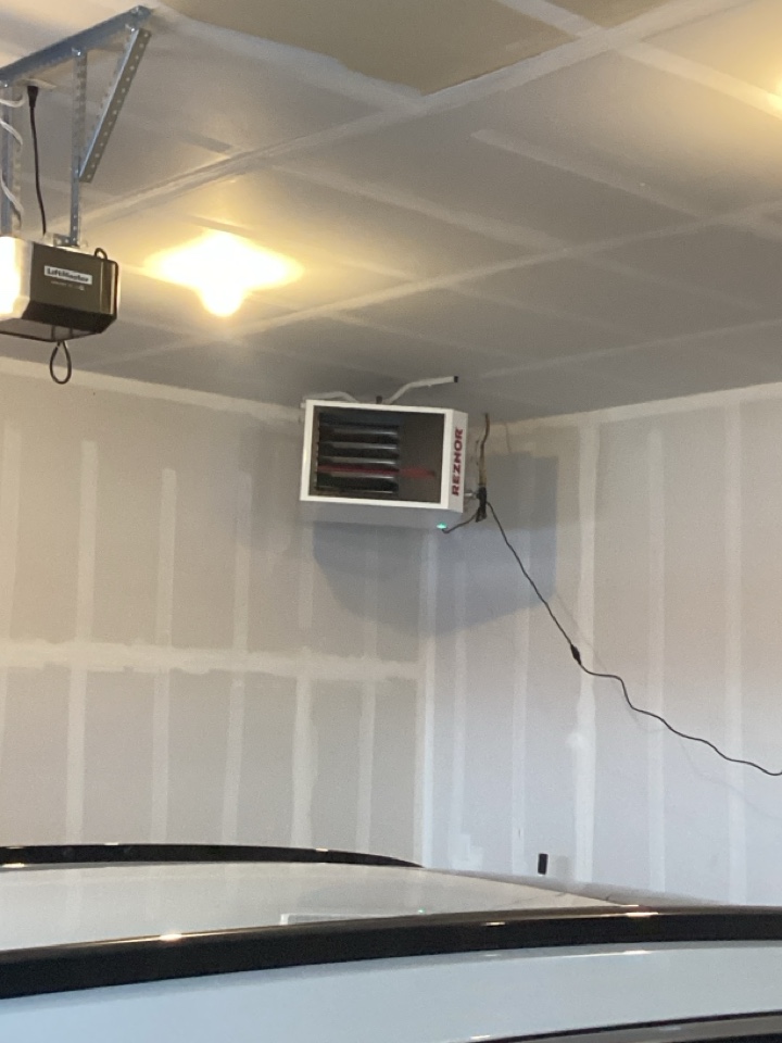Garage heater installed in maple plain mn