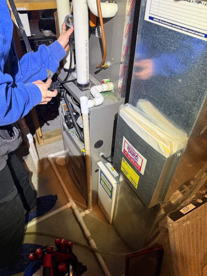 Performing furnace maintenance in Delano, MN