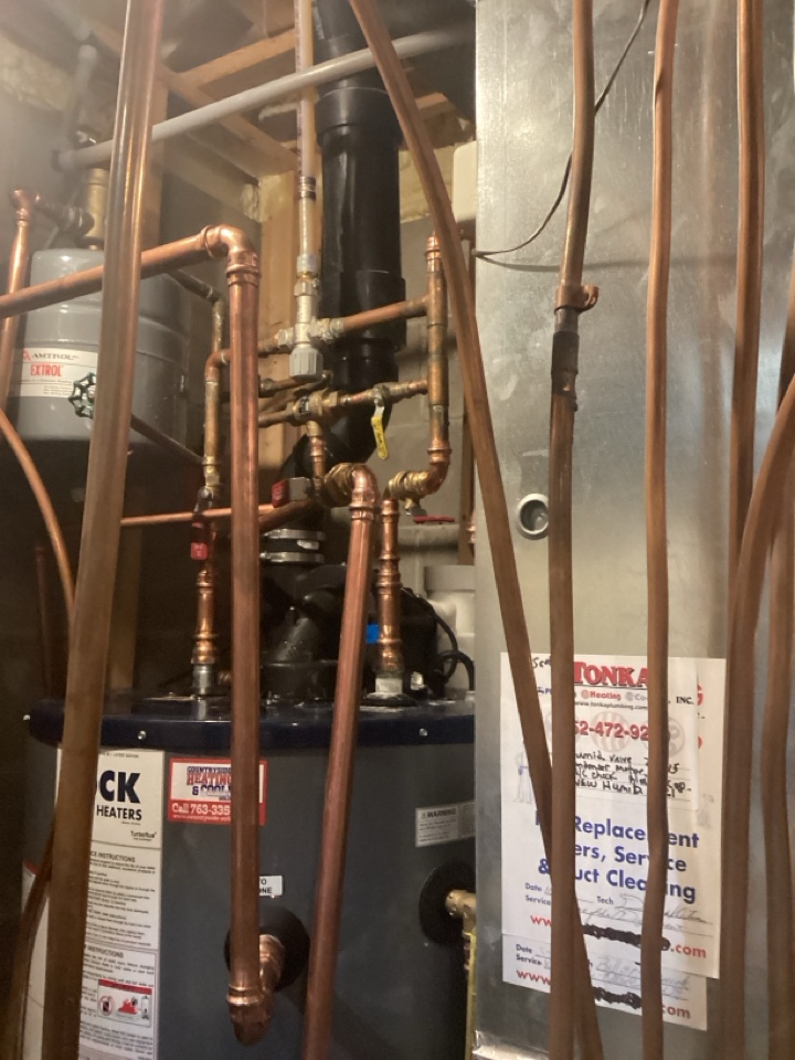 Fixed leak in boiler system in mound Mn