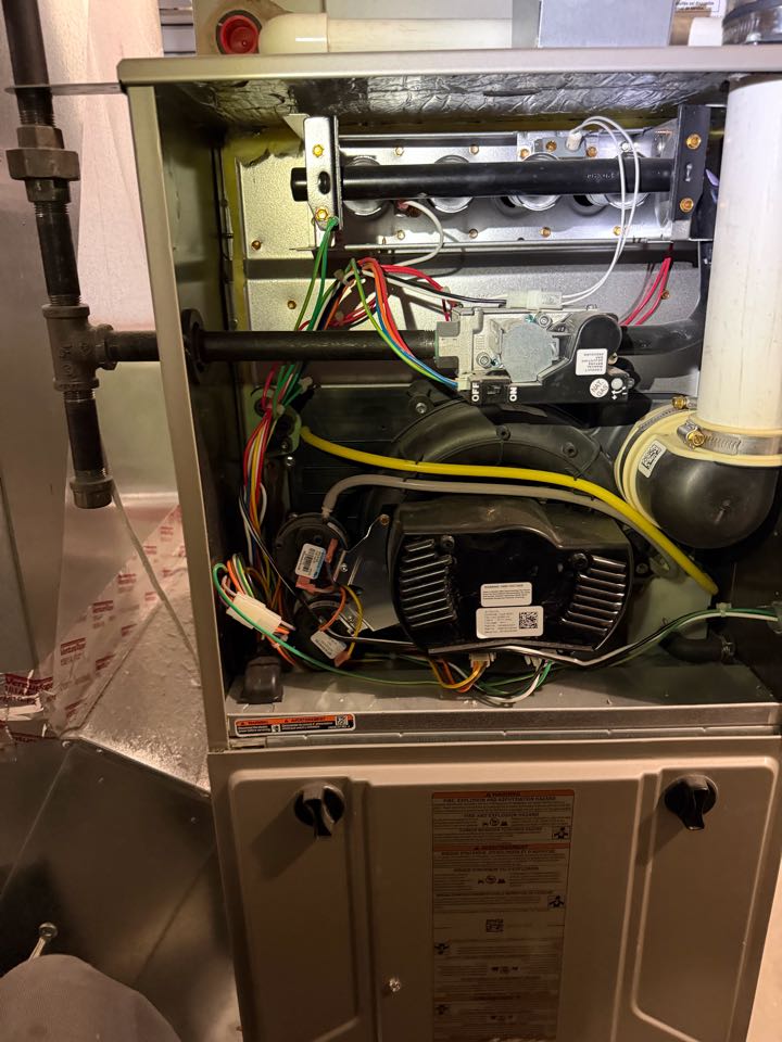 Performing furnace maintenance on Bryant system in mound Minnesota
