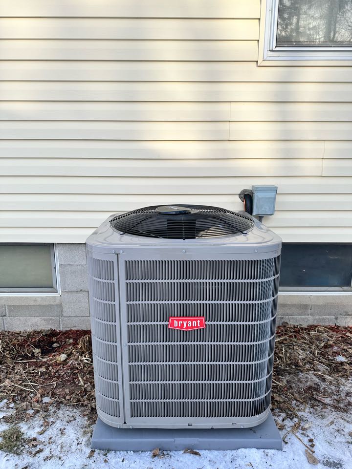 Replaced a/c in Howard Lake mn