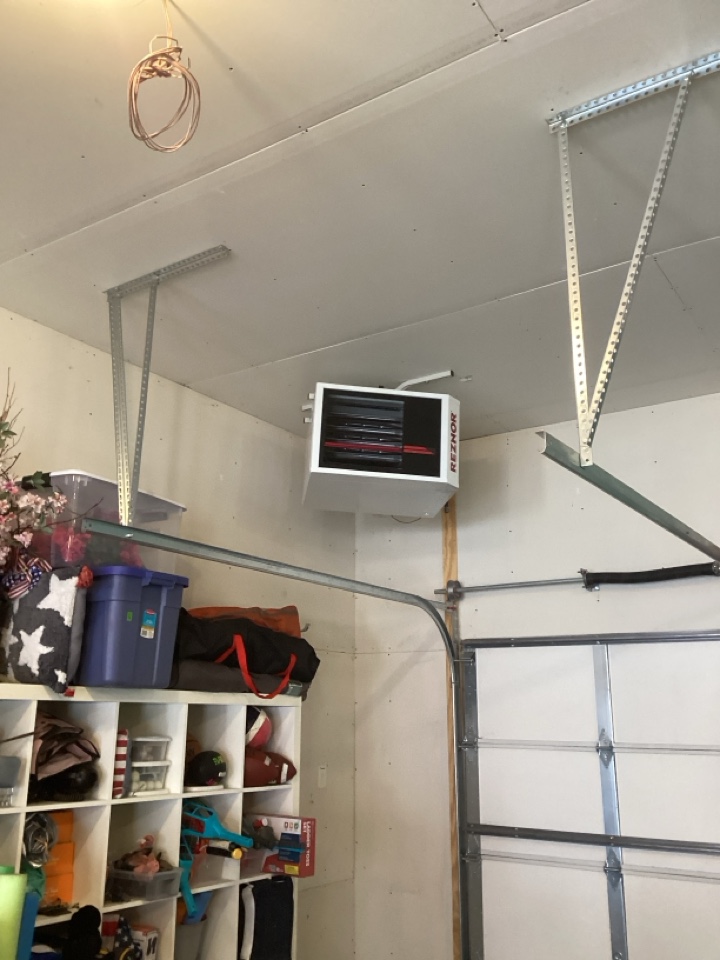 Unit heater installed in Wayzata Mn