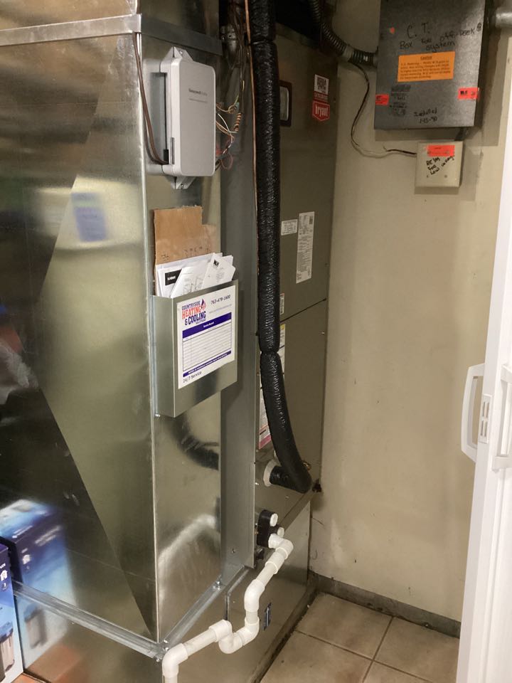 Bryant air handler service in Cokato