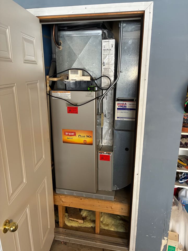 Bryant furnace/AC estimate wayzata mn 