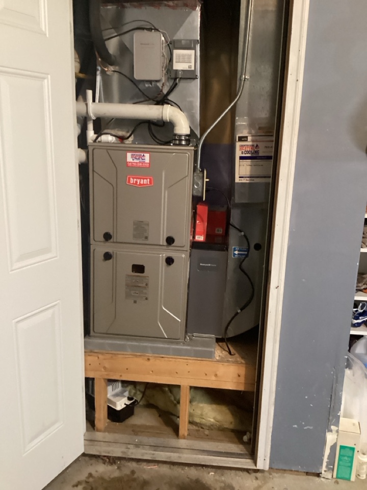 New furnace and heat pump installed in Wayzata Mn