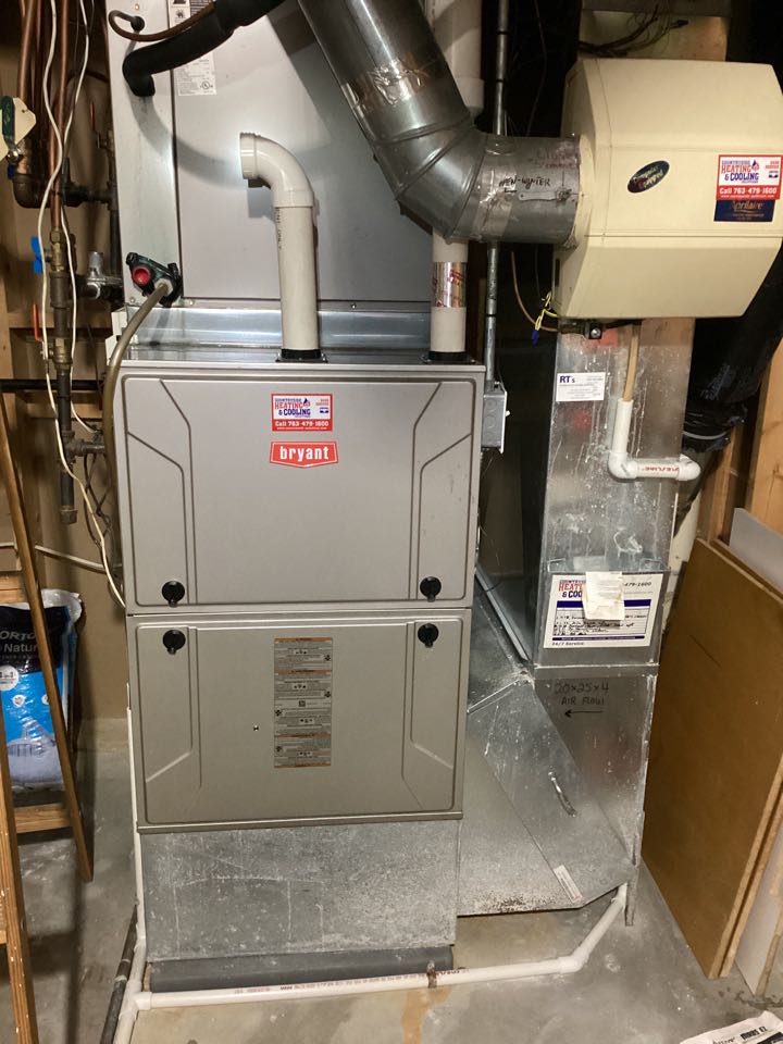 Bryant furnace maintenance in Long Lake