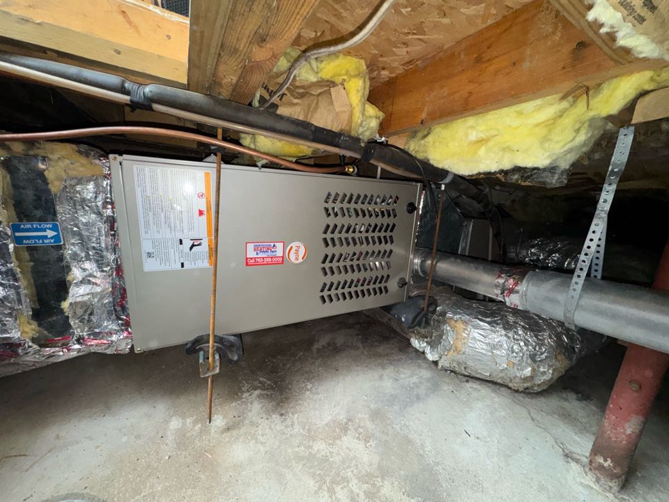 Furnace and water heater install in Medina MN
