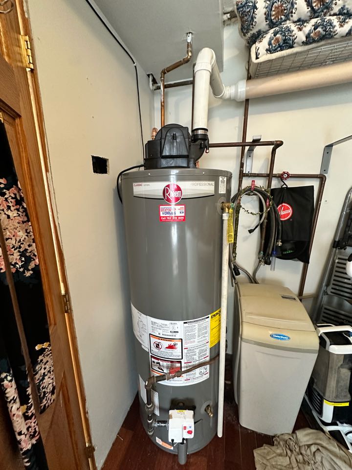 Installed furnace and water heater in loretto mn