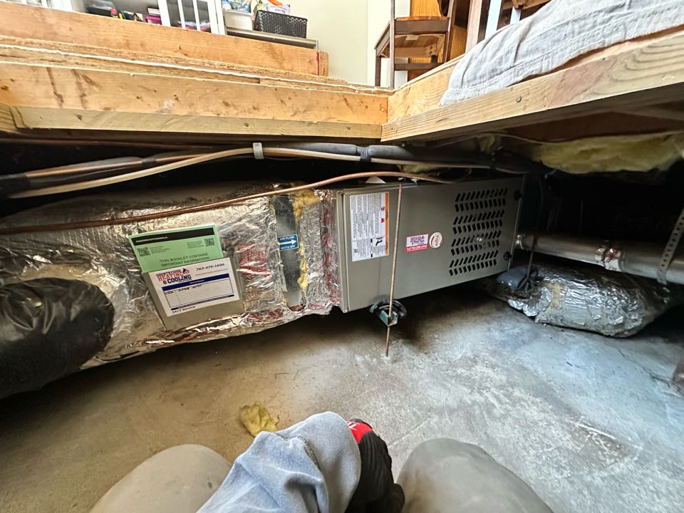 Installed furnace and water heater in loretto mn