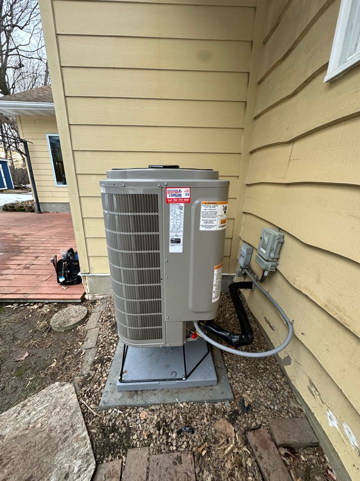 Installed heat pump in wayzata mn 