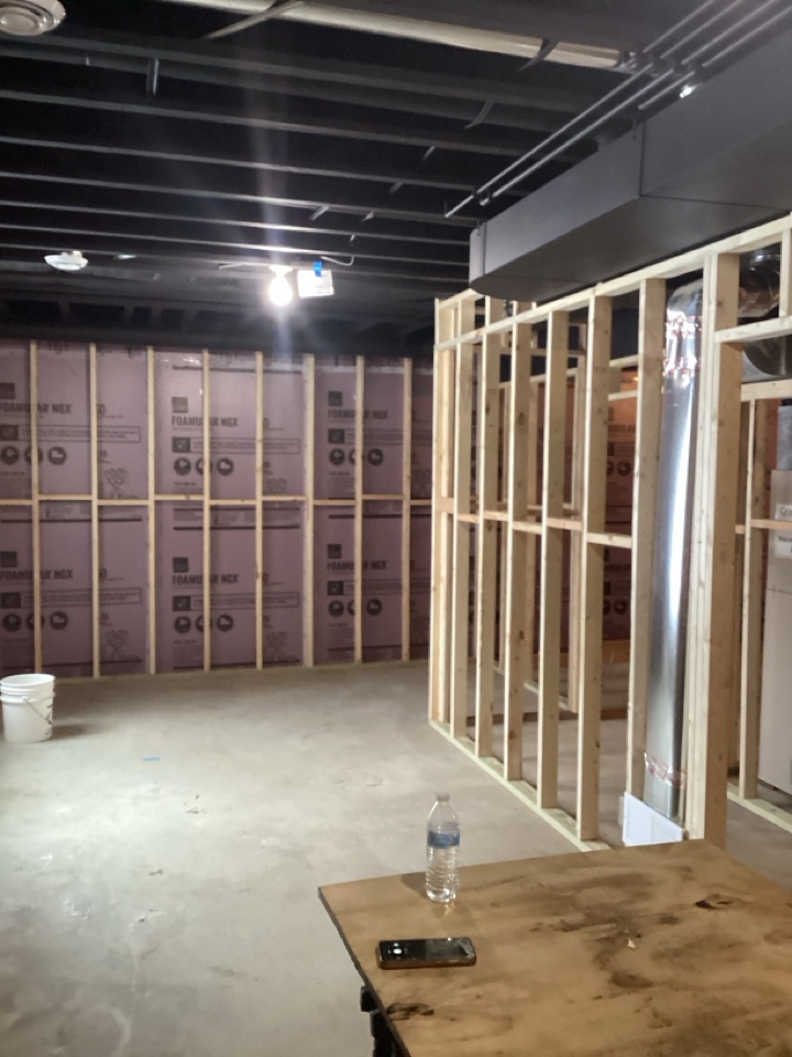 Basement remodel in waconia Mn