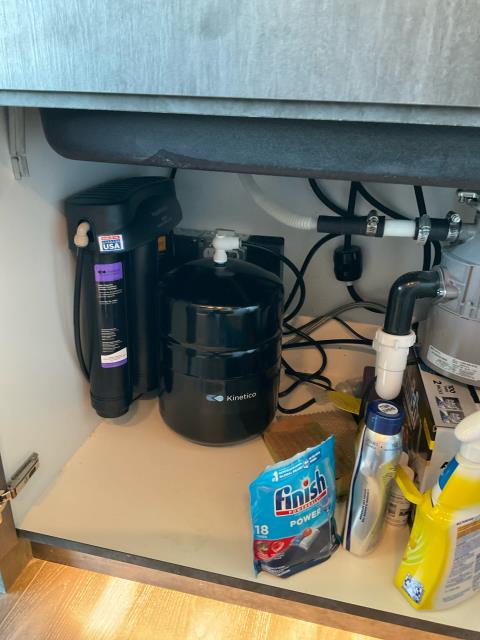 We installed the Q850od and A200 water filtration systems, ensuring optimal water quality and performance for your home.