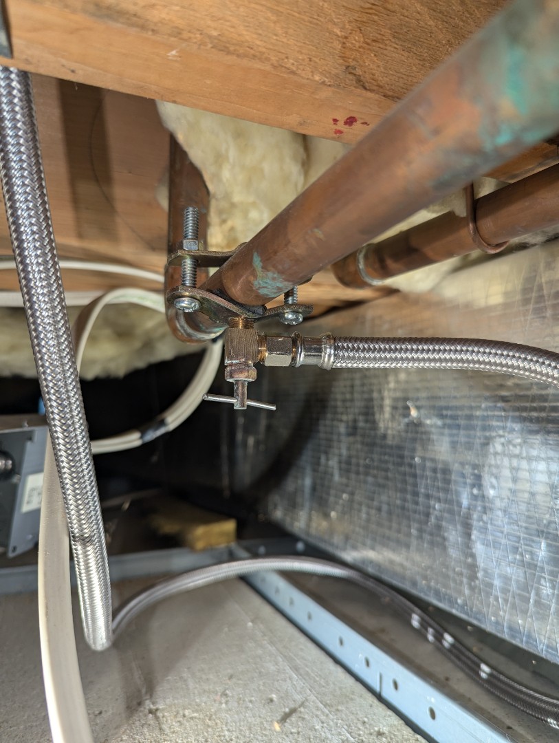 water line repair. leaking water line. estimate for water heater repair. replace outside hose bibs. install new Frost free hose bibs. new ice maker water line. PlumbPRO Services. Eagleville, PA. Trooper, PA. East Norriton, PA. 