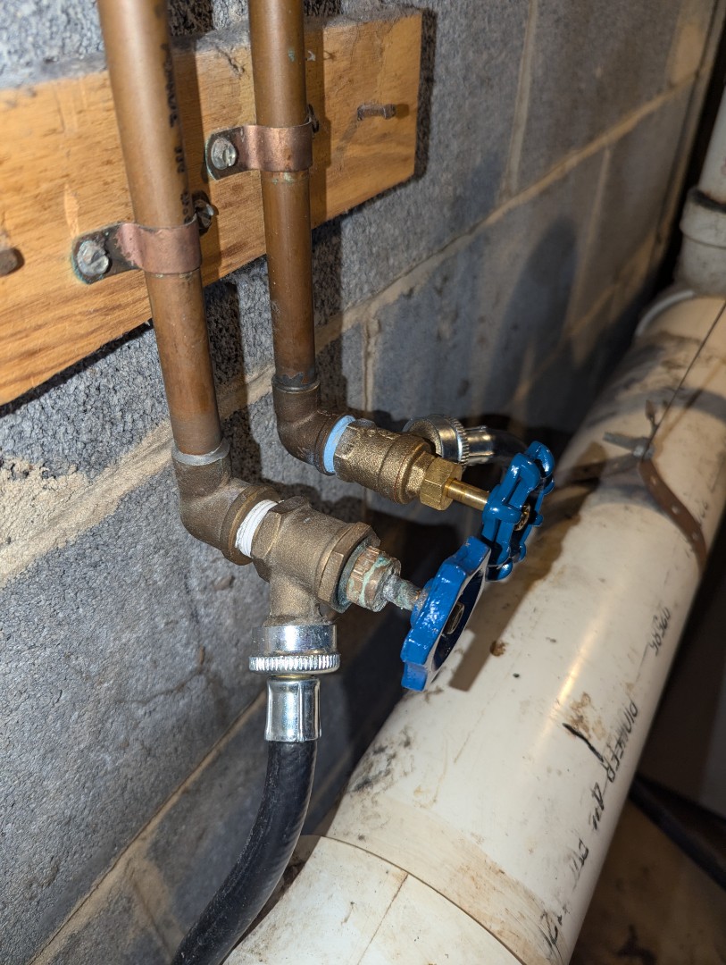 washing machine valve replacement. leaking shut off valve. replace boiler drain valve. new washing machine install. high water pressure. PRV install. install Pressure Reducing Valve. Water heater replacement. PlumbPRO Services. Hartsville, PA. Warminster, PA. Warrington, PA. Southampton, PA. 