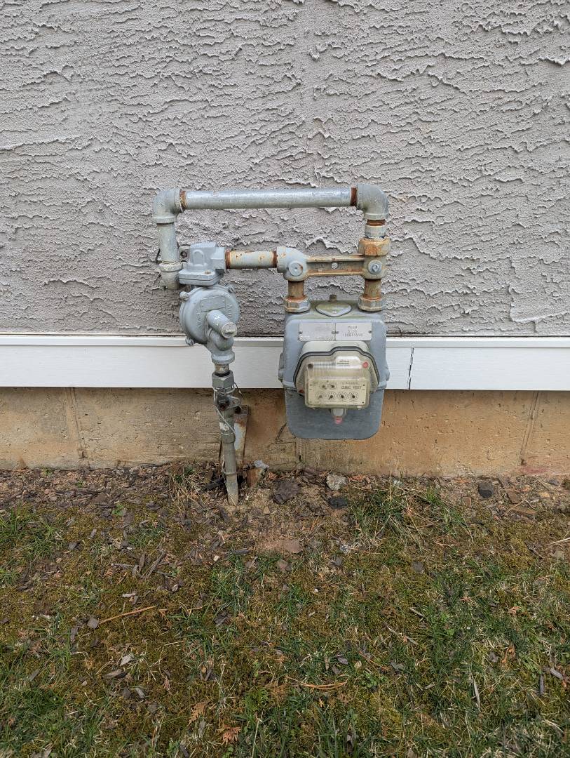 gas line estimate. estimate to install new gas line for future outdoor deck installation. PlumbPRO Services. upper Gwynedd, PA