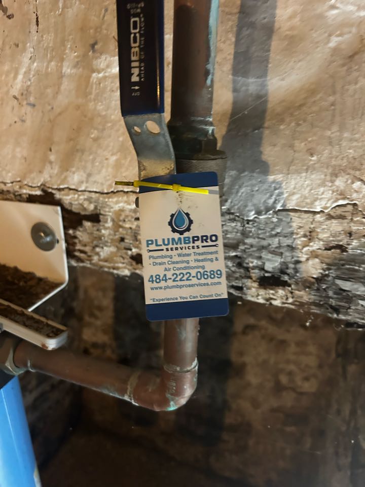Plumbing inspection Blue  Bell PA