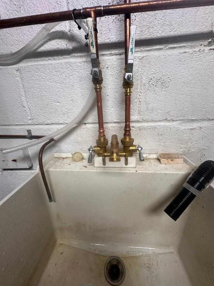 Laundry faucet replacement in Ambler PA. Plumbing. Plumber.