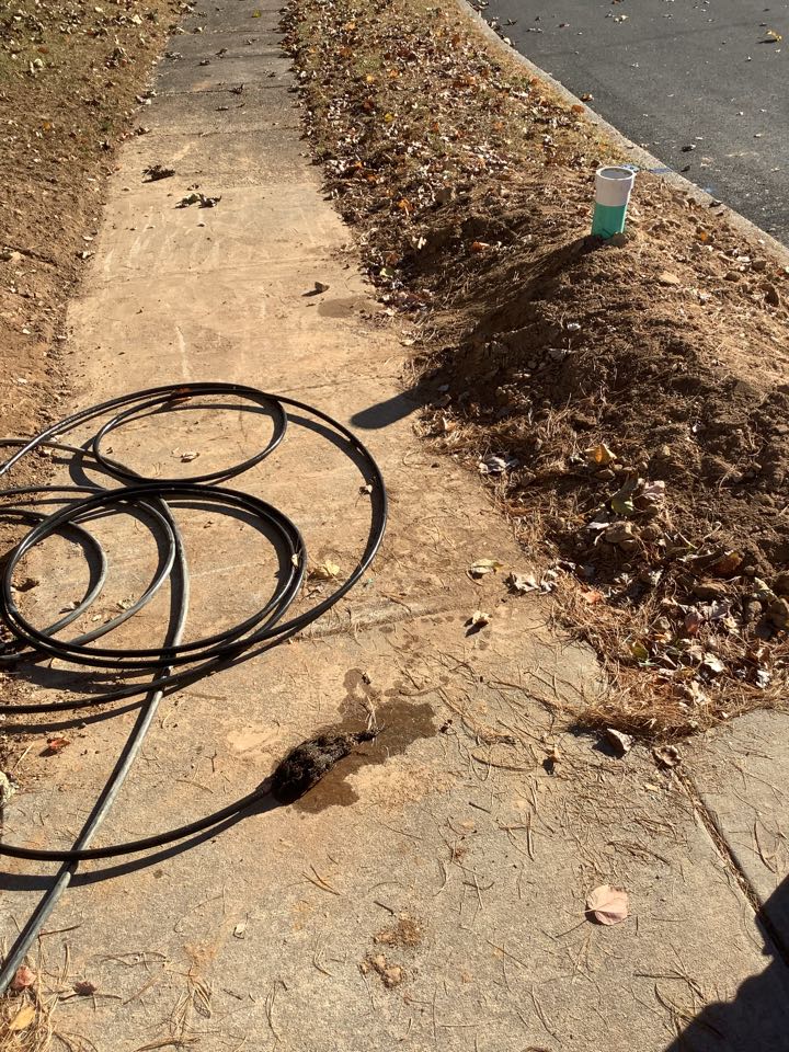 Successfully jet a main drain. Remove roots from the sewer line. PlumbPro Services. Warminster plumber. 