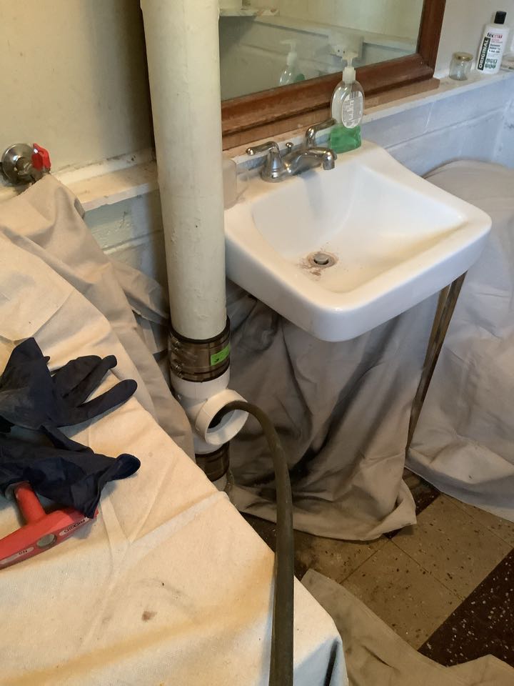 Install an interior cleanout and jet the sewer line. PlumbPro Services. Warminster plumber. 