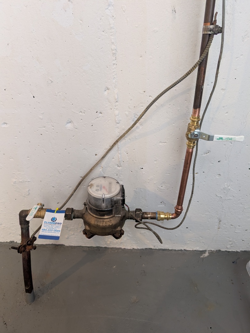 
main valve replacement. leaking water line. water service repair. main water service valve replacement. PlumbPRO Services. Ambler, PA. 