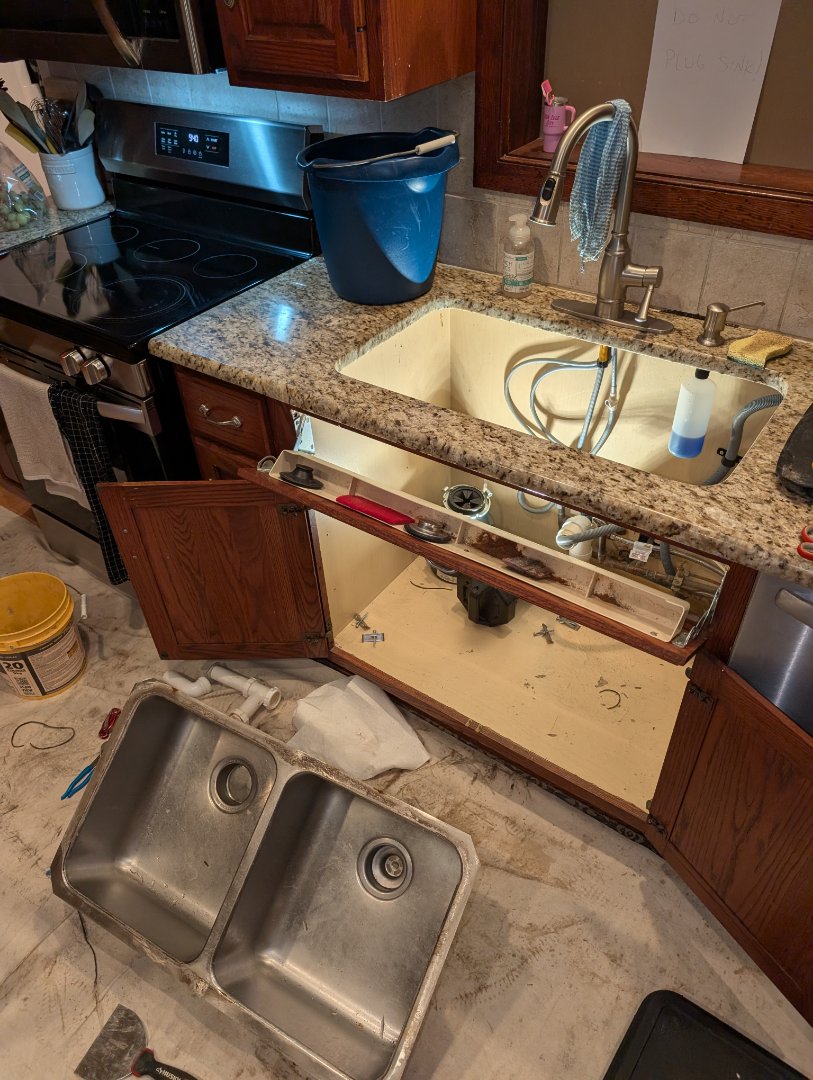 
kitchen sink repair. kitchen plumbing repair. PlumbPRO Services. Center Square, PA. 