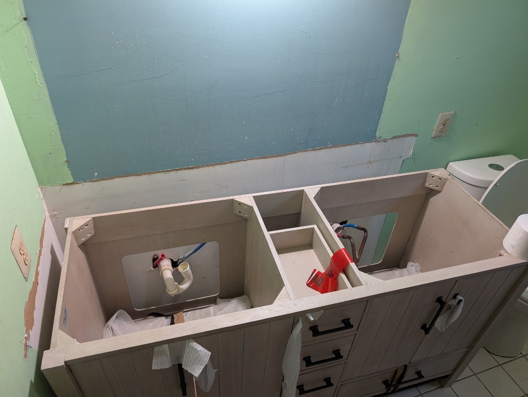 
estimate to install widespread vanity with faucets. widespread faucet install. lavatory faucet installation. PlumbPRO Services. Ambler, PA. 