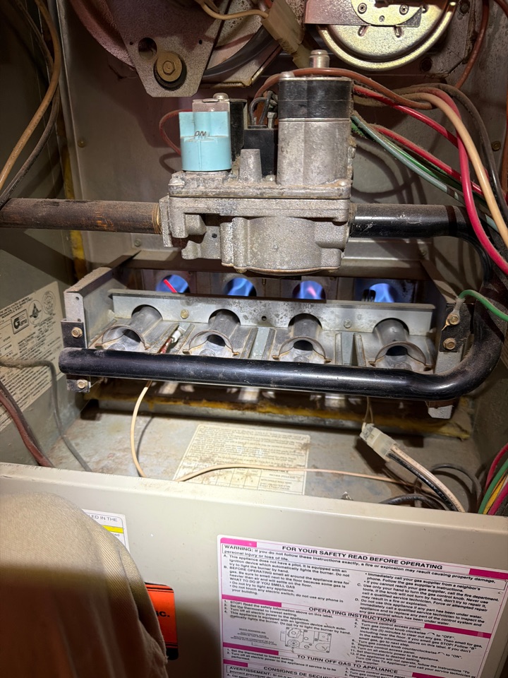 No heat repair! PlumbPRO services . Heating cooling and plumbing services . 