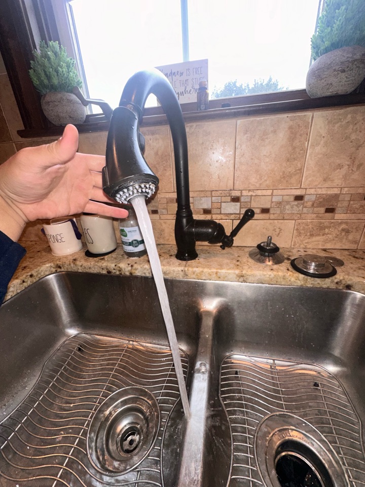 Evaluation of kitchen faucet in Richboro Pa. Plumbing. Plumber.