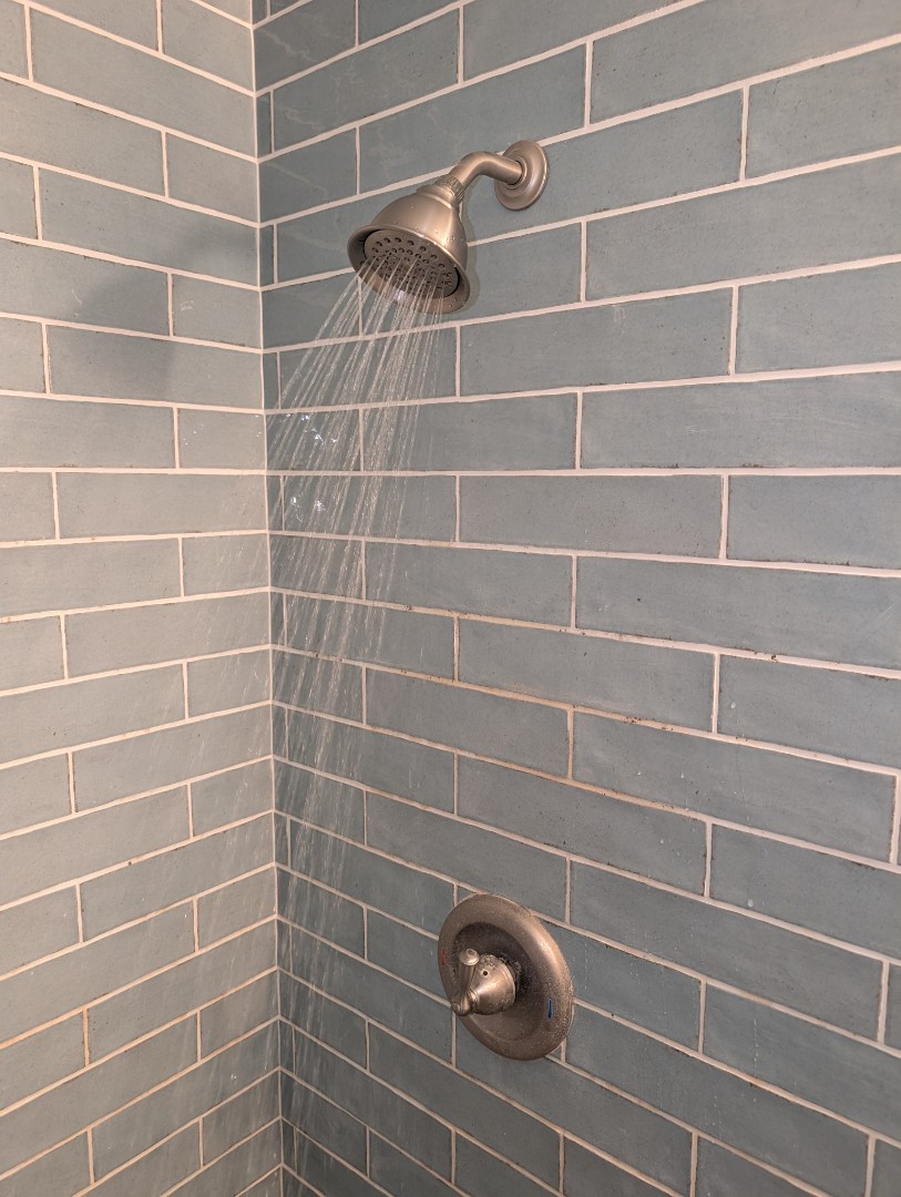 
shower repair. shower cartridge replacement. replace Moen posi temp shower cartridge. PlumbPRO Services. Fort Washington, PA. 