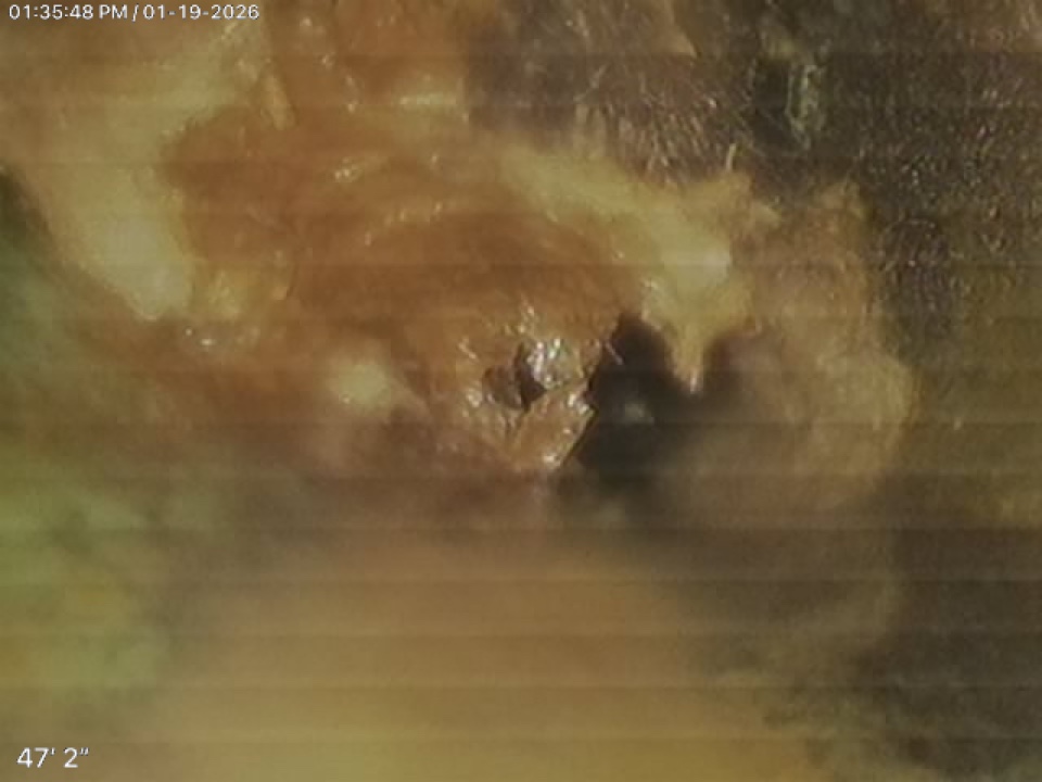 Camera inspection of sewer in Ambler PA. Plumbing. Plumber.