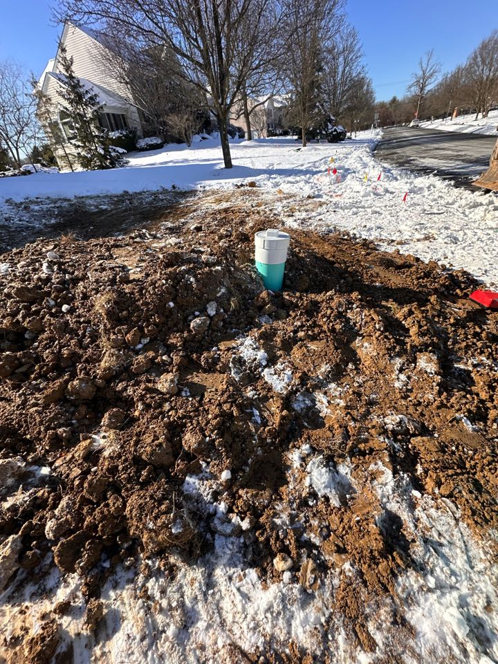Section repair of sewer in Ambler PA. Plumbing. Plumber.