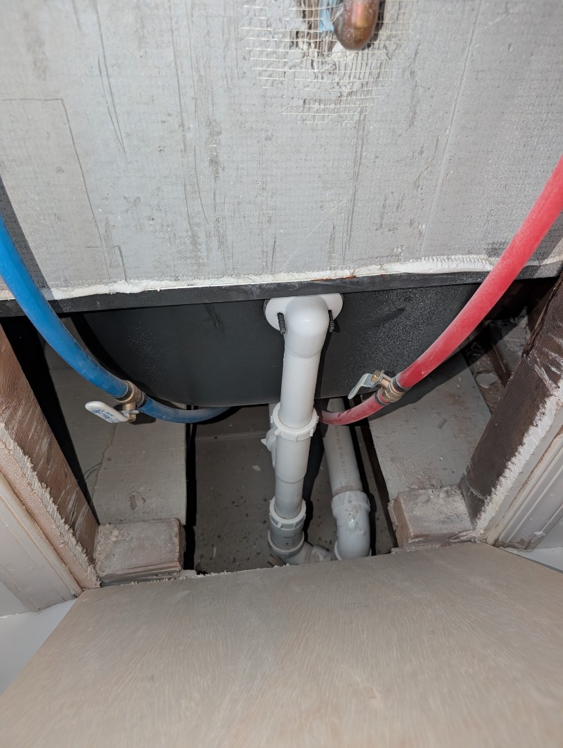 

frozen water line. thaw water lines. pipe thawing. heat gun thawing frozen water pipes. PlumbPRO Services. Wyndmoor, PA. 