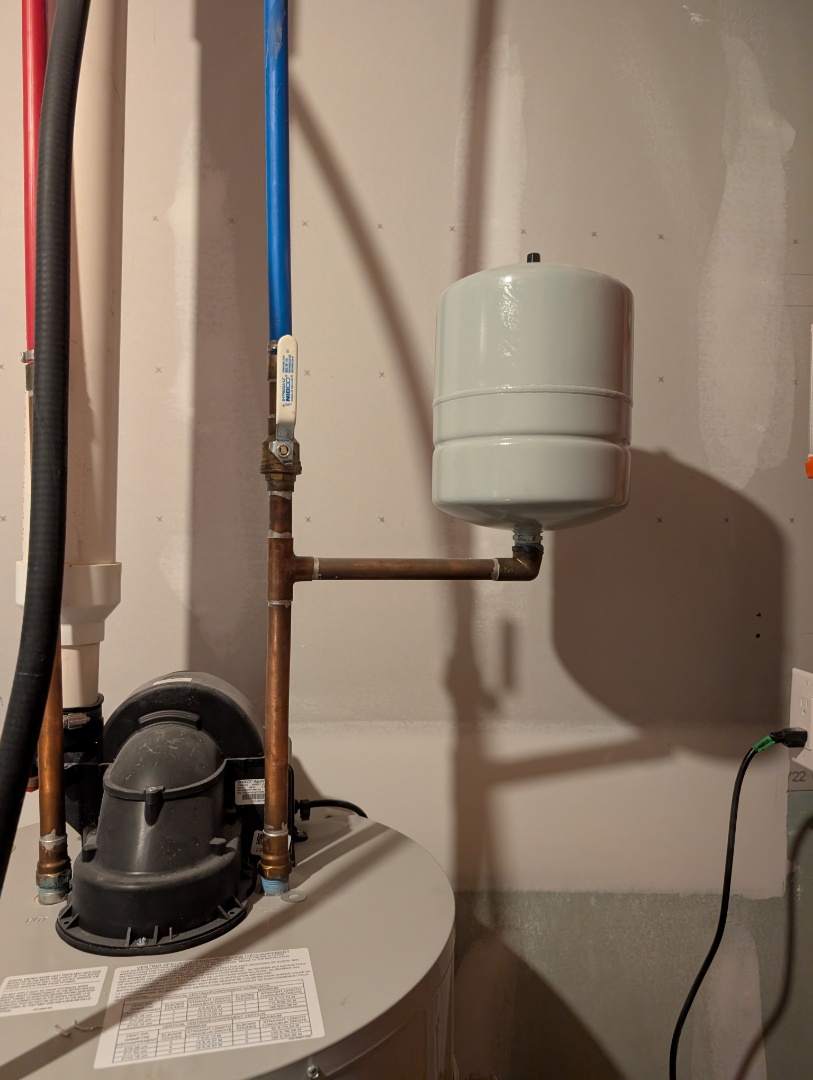 
plumbing inspection. water heater repair. replace expansion tank on water heater. PlumbPRO Services. Ambler, PA. 