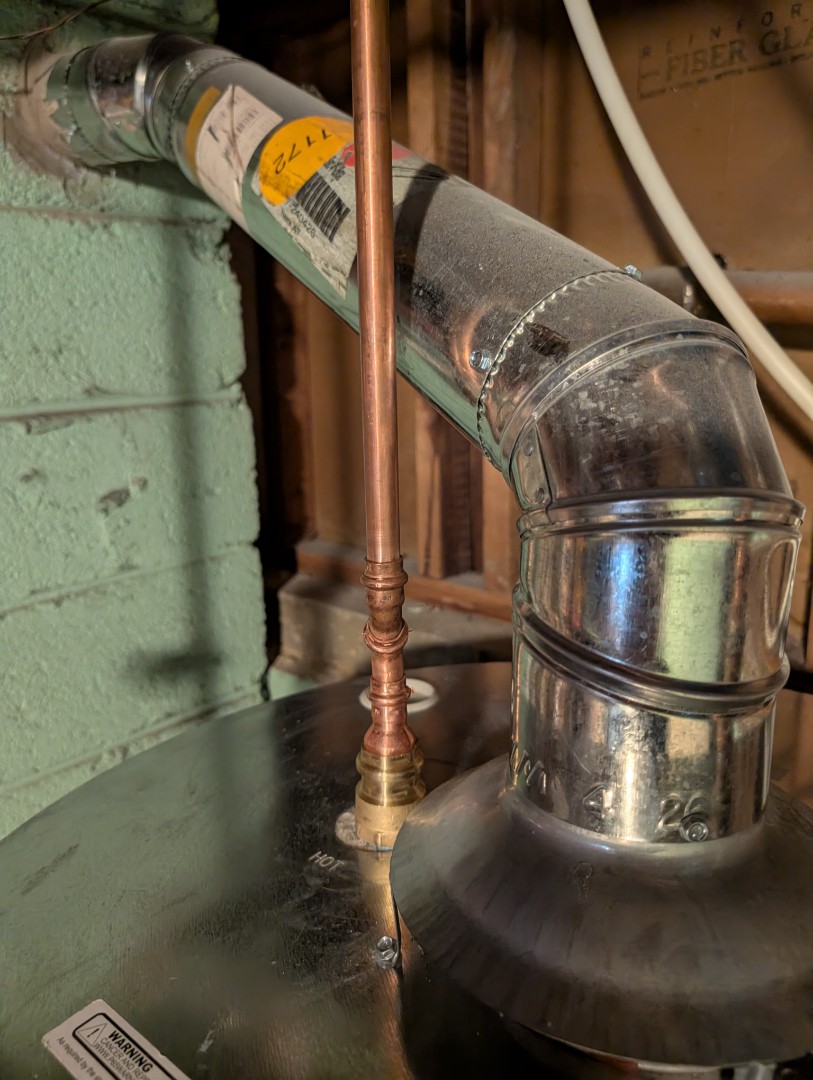 
water line repair. water heater repair. PlumbPRO Services. Dresher, PA. 