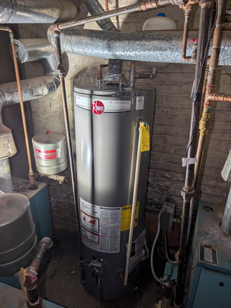 
install new water heater. PlumbPro Services. Elkins Park, PA. 