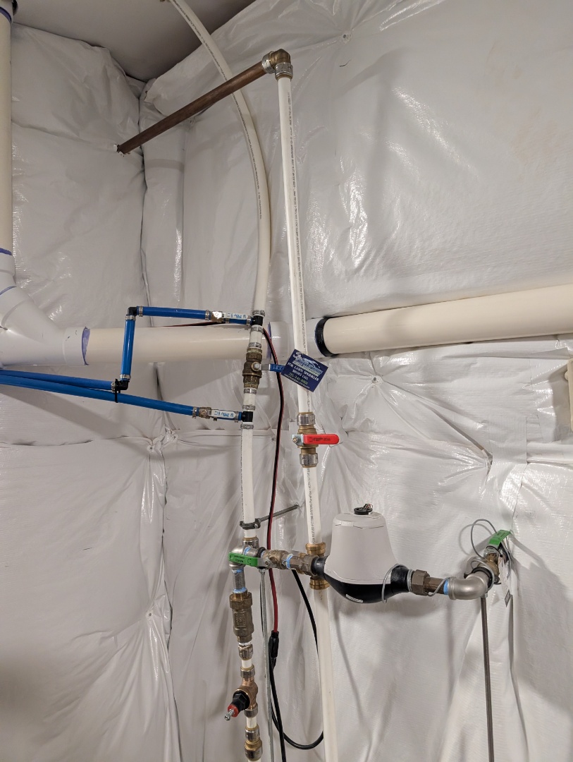 
water meter deduct for irrigation system. PlumbPro Services. North Wales, PA. 