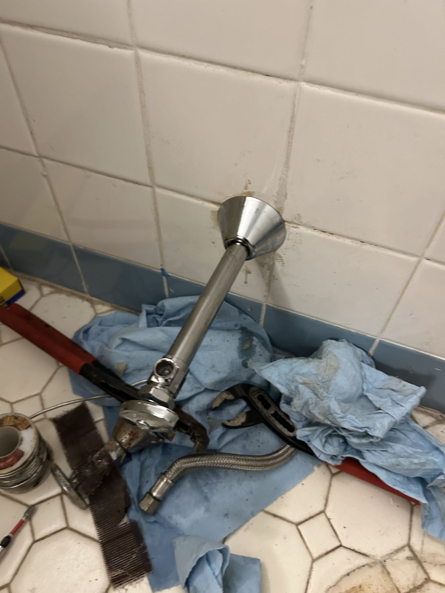 Toilet Replacement and New Soldered Angle Stop