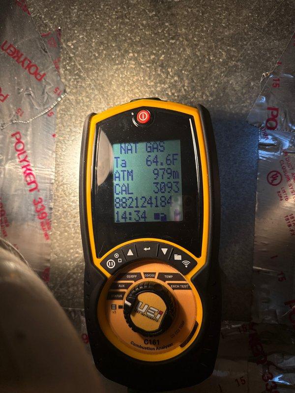 Performed annual maintenance on 10-year-old furnace including complete system inspection. Conducted combustion analysis using UEI analyzer to verify proper operation and efficiency. Replaced 16x20x1 air filter and confirmed all components functioning within manufacturer specifications.