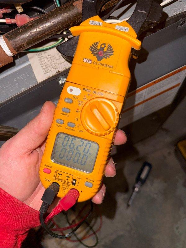 Completed Red Carpet Maintenance on 18-year-old water heater and added humidifier to RCM service plan. Performed combustion analysis with readings (O2: 5.6, CO: 37P, CO2: 8.7%, efficiency: 36.1%) and electrical testing on system components. Customer's AC maintenance scheduled for summer months; filter size 16x20x1 noted for RCM VIP furnace unit.